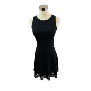 Small Beach Royal Women's Black A-Line Lightweight Sleeveless Dress Stretch